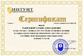 Сертификат НОУ Интуит Гаврилова Т.А.JPG