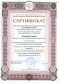 Сертификат Романов Кирилл 2012.jpg