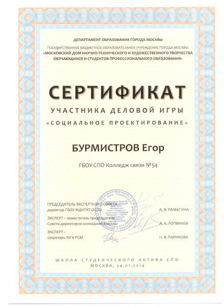 Файл:Сертификат Деловая игра Бурмистров Е.А.jpg