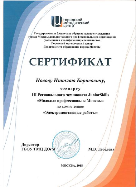 Файл:Сертификат молодые профессионалы 2018 Носов.JPG