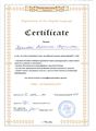 Сертификат об окончании курса английского языка Крыловой В.В.jpg