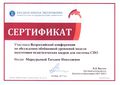 Сертификат ВШЭ 17 Всероссийская конференция.jpg