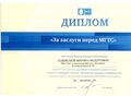 Диплом За заслуги перед МГТС 2010 Новиковой М.Ф.jpg