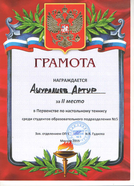 Файл:Грамота Ашуралиев А. 2 место.jpg