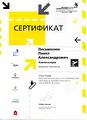 Сертификат лазерные технологии Письменнюк 2016.jpg