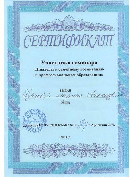 Файл:Сертификат Семинар Рубцова М.А.JPG